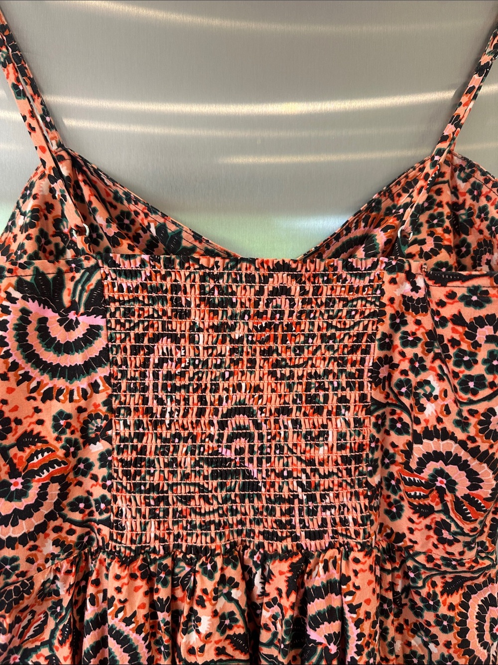 A.L.C. Red Paisley Midi Dress - Picture 14 of 14